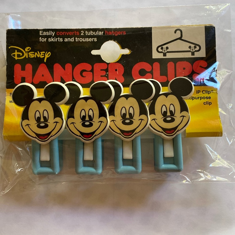 Disney / Hanger Clips vintage 1987